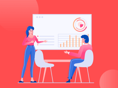 课程学习预览插画